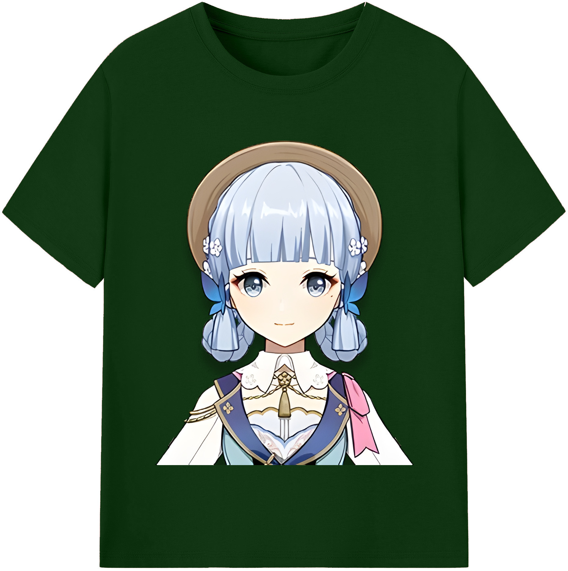 げんし神 神里綾華 神宮寺レン genshin Kamimiya Ren 綿100％半袖Tシャツ（フロントプリント）